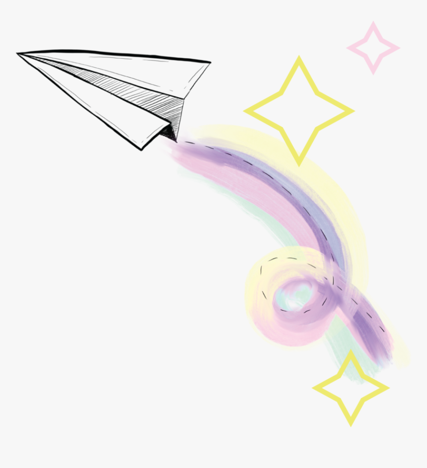 Paper Plane - Sketch, HD Png Download
