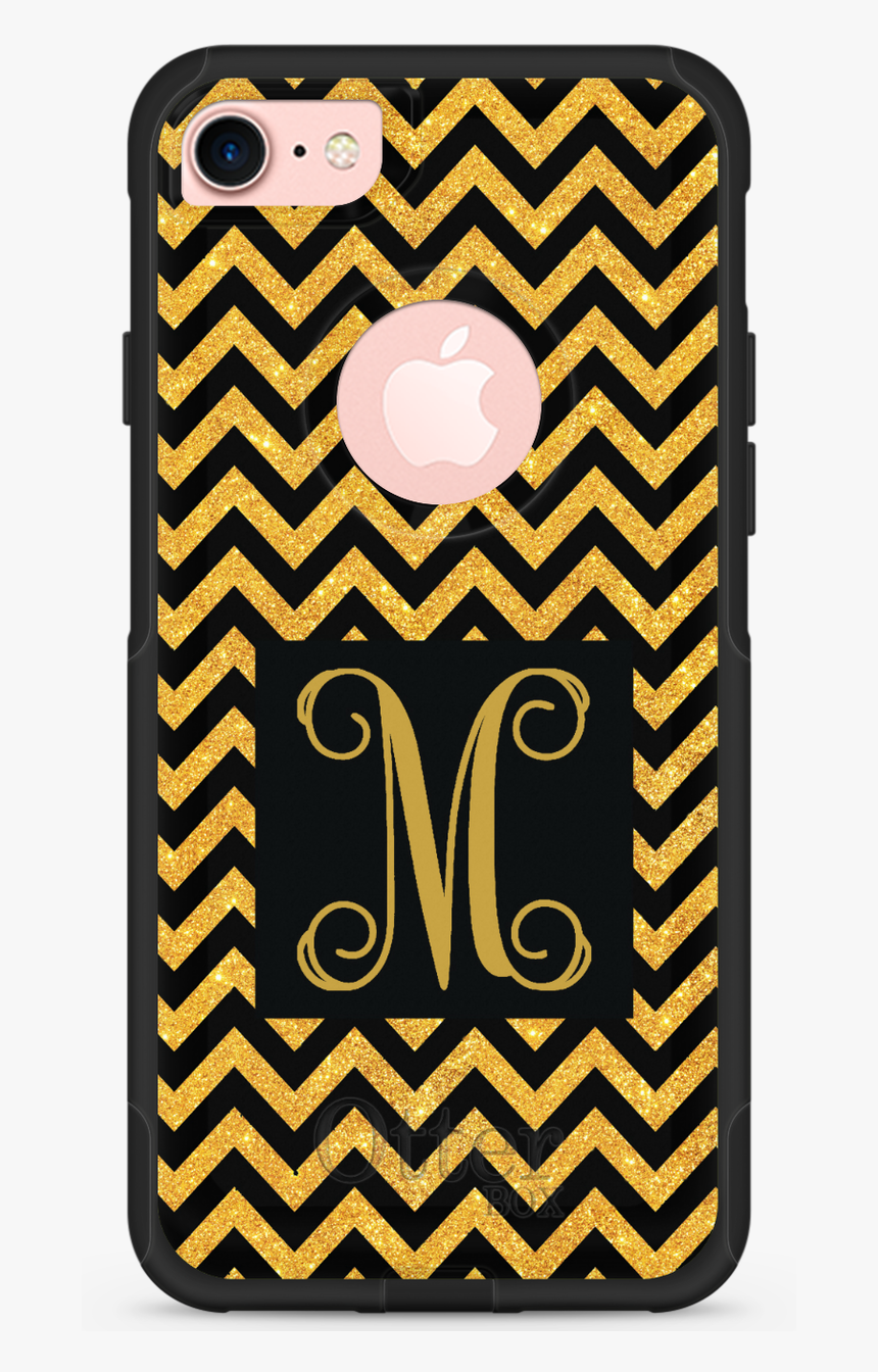 Gold Glitter Chevron Otterbox® Commuter Series® Phone - Uuvvwwz Album, HD Png Download