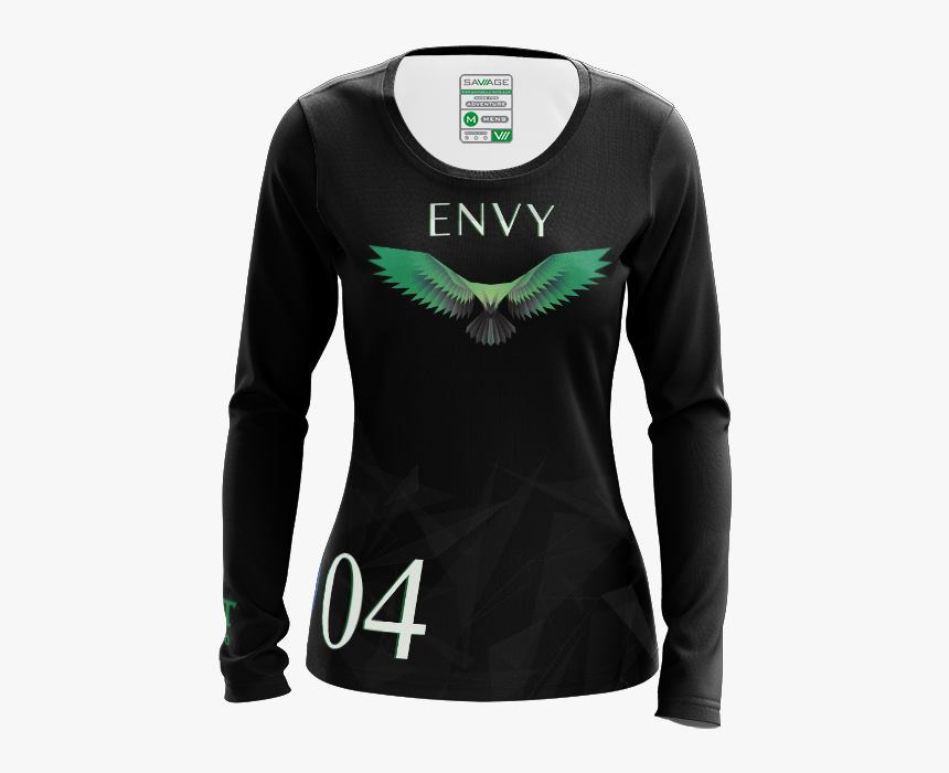 North Texas Envy Dark Ls Jersey - T-shirt, HD Png Download