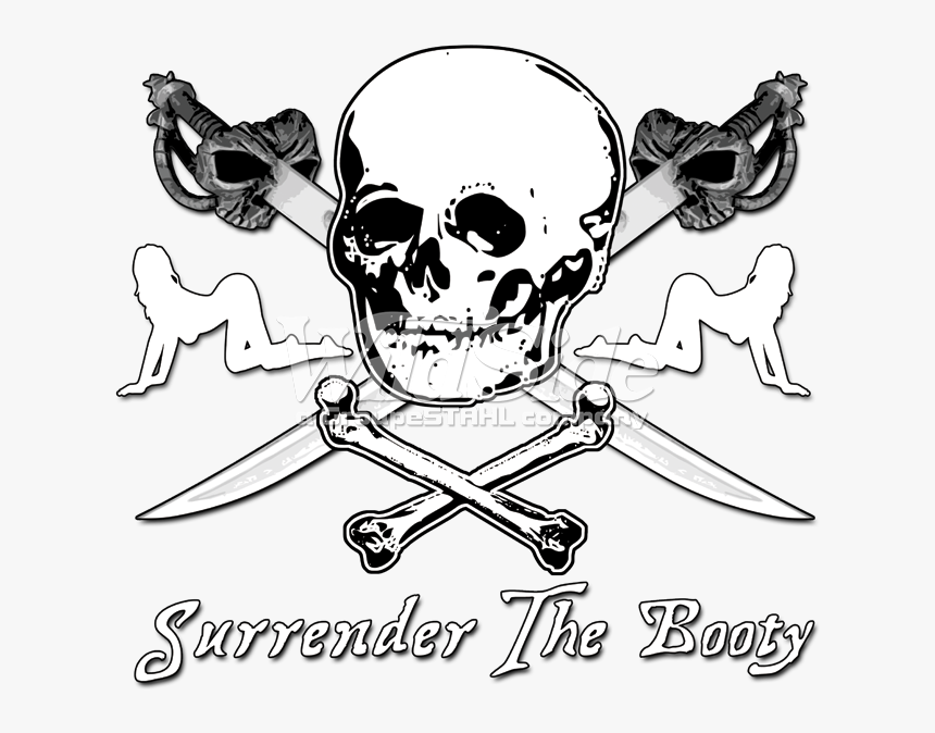 Surrender The Booty, Hd Png Download , Png Download - Skull, Transparent Png