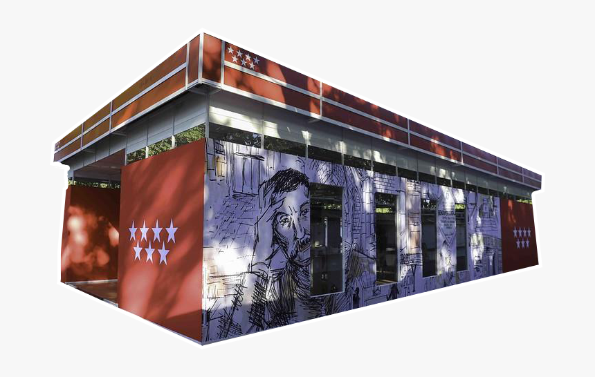 Patrocinio En Pabellón De La Feria Del Libro De Madrid - House, HD Png Download