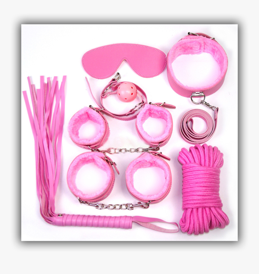 Slave Collar Png , Png Download - Kit 7pza Bondage Negro Fetish Sado Masoquismo Latigo, Transparent Png