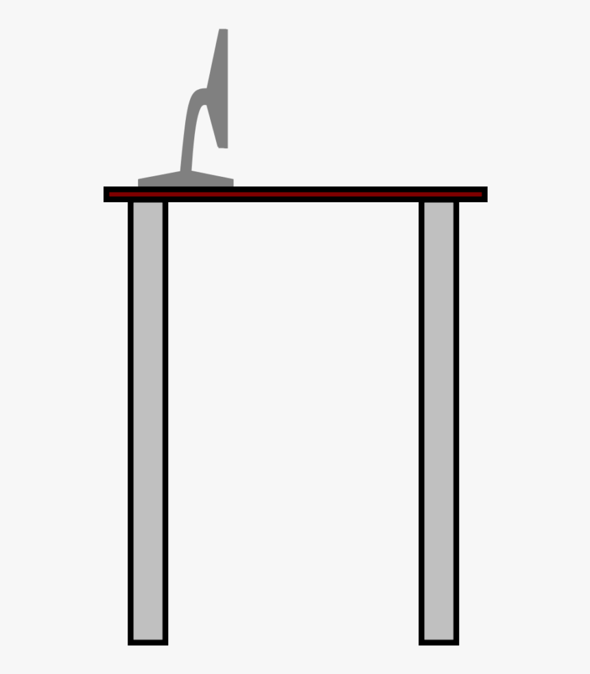 Fixed Desk, HD Png Download