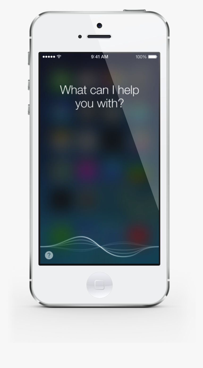 A Beginner’s Guide To Using Apple’s Siri In Ios - Iphone Siri No Background, HD Png Download