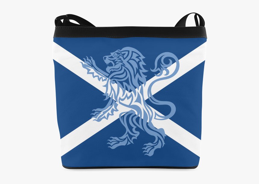 Tribal Lion Rampant And Saltire Flag By Artformdesigns - Shoulder Bag, HD Png Download
