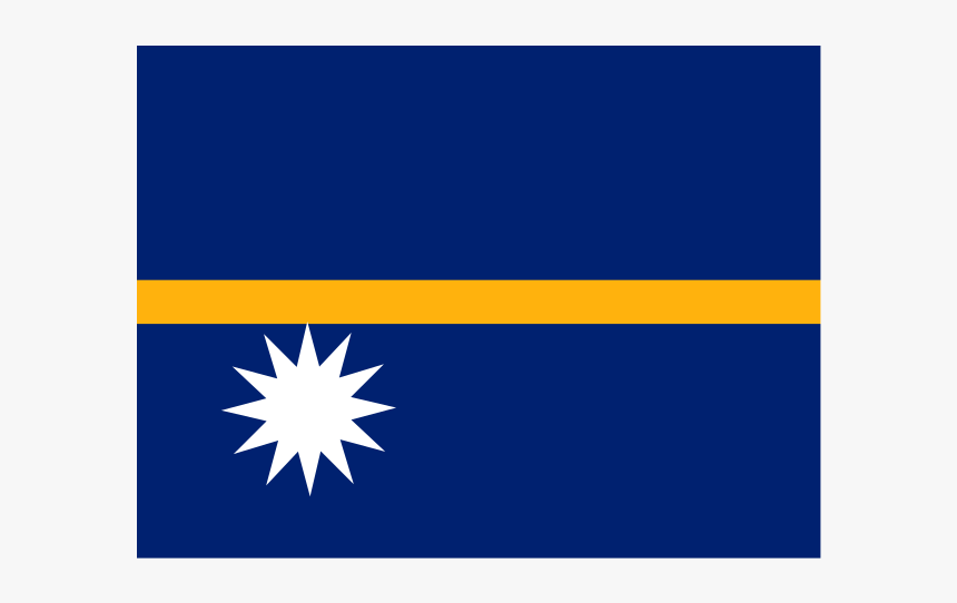 Flag Of Nauru Logo Png Transparent - Flag, Png Download