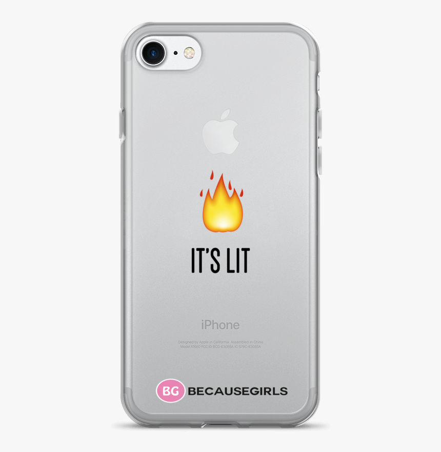 It S Lit Clear Iphone Case , Png Download - Mobile Phone Case, Transparent Png