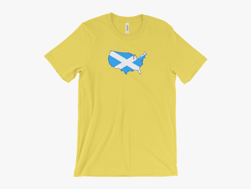 Scotland Usa T-shirt - Yellow As Colour T Shirt, HD Png Download