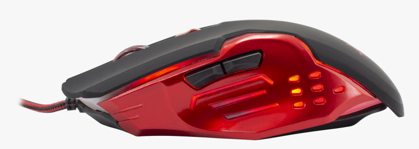 White Shark Mouse Gm 1803 Attila Black/red / 3200 Dpi - Mouse, HD Png Download