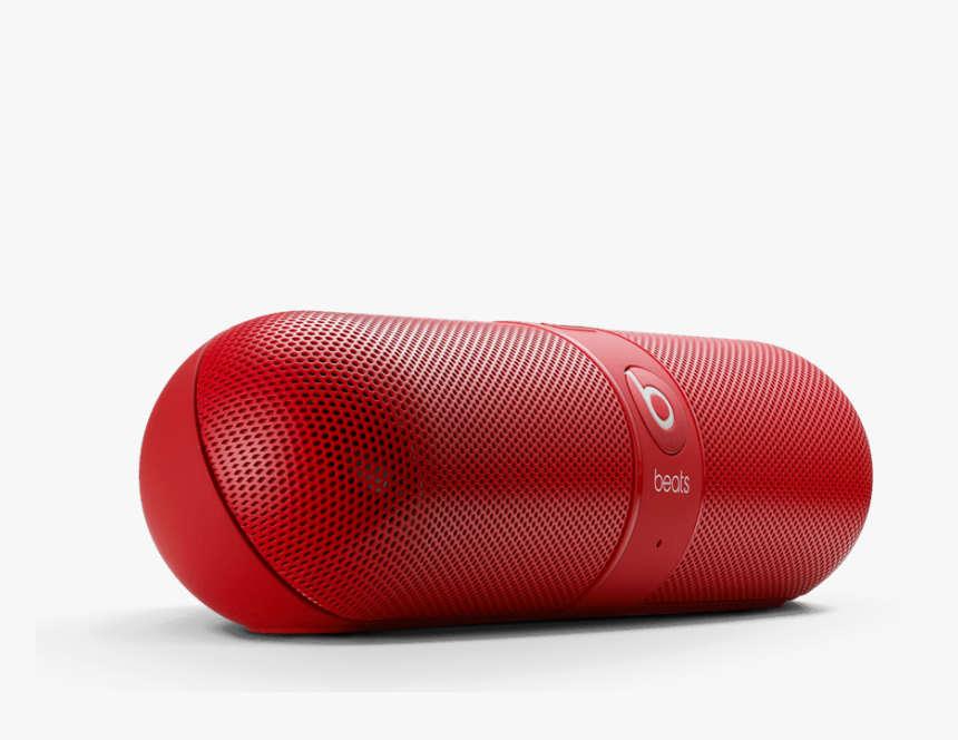 Speaker Pill Red Standard Thrqrtleft - Red Beats Pills Png, Transparent Png