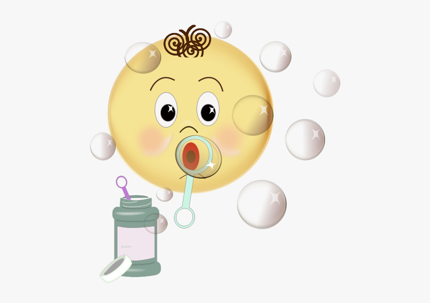 Blowing Bubbles Png Clip Arts - Blowing Bubble Cartoon Gif, Transparent Png