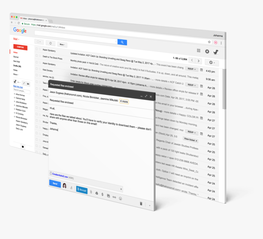 Teamsecrets Gmail Intro - Operating System, HD Png Download