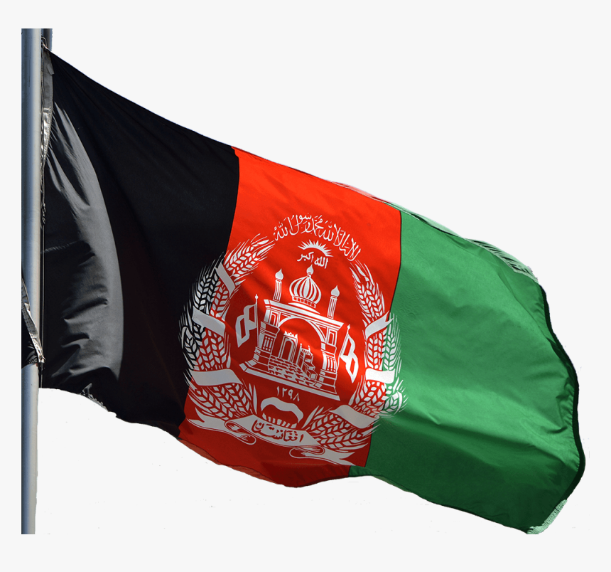 Afghanistan Flag Png , Png Download - Afghanistan Flag With Stick, Transparent Png