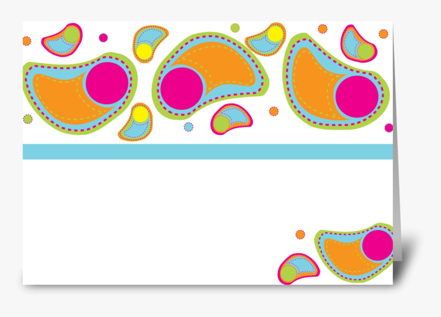 Groovy Greeting Card - Circle, HD Png Download