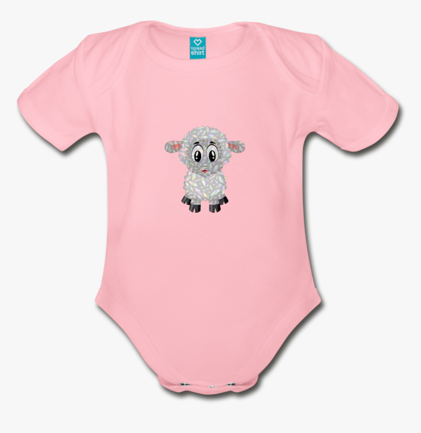 Lost Lamb Organic Short Sleeve Baby Onesie, Newborn - Gscheade Leibal, HD Png Download
