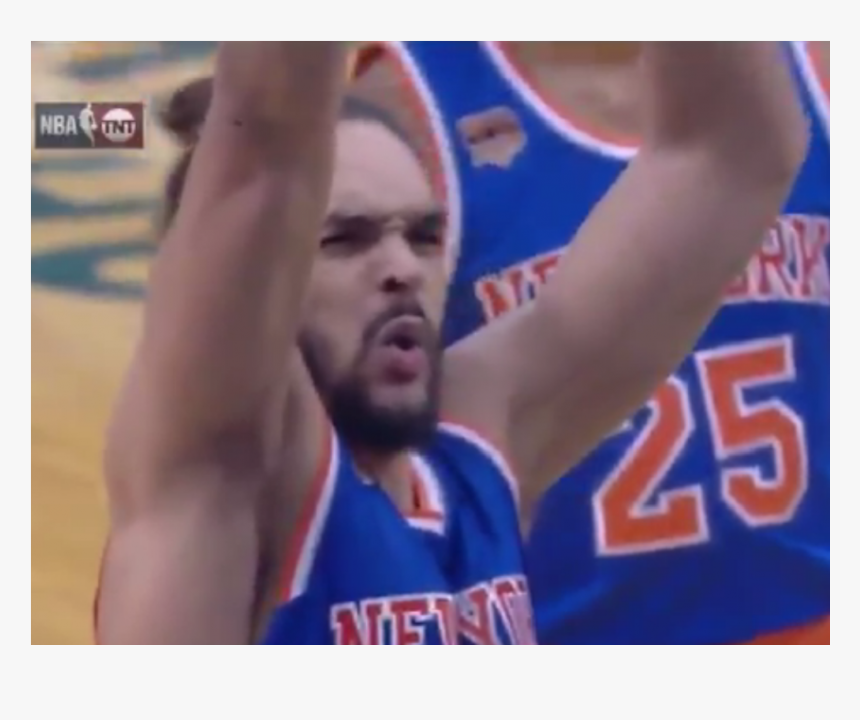 La Insólita Cara De Joakim Noah Tras Un Tiro Libre - Joakim Noah Free Throw, HD Png Download