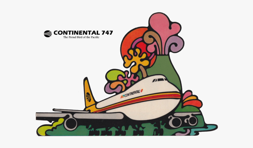 Proud Bird Of The Pacific Continental 747, HD Png Download