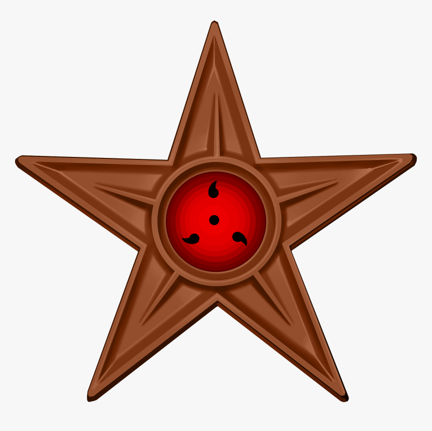 Barnstar Naruto Sharingan - Wild West Pics Png, Transparent Png