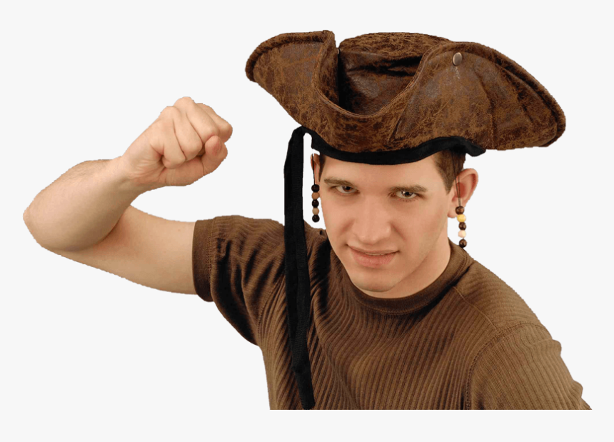 Beaded Pirate S Tricorn Hat - Pirate Hat, HD Png Download