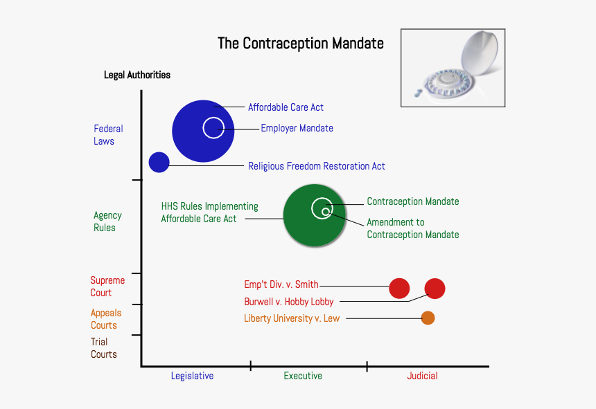 Contraception Mandate Graph - Circle, HD Png Download
