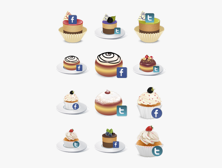 Food Social Media Icons, HD Png Download