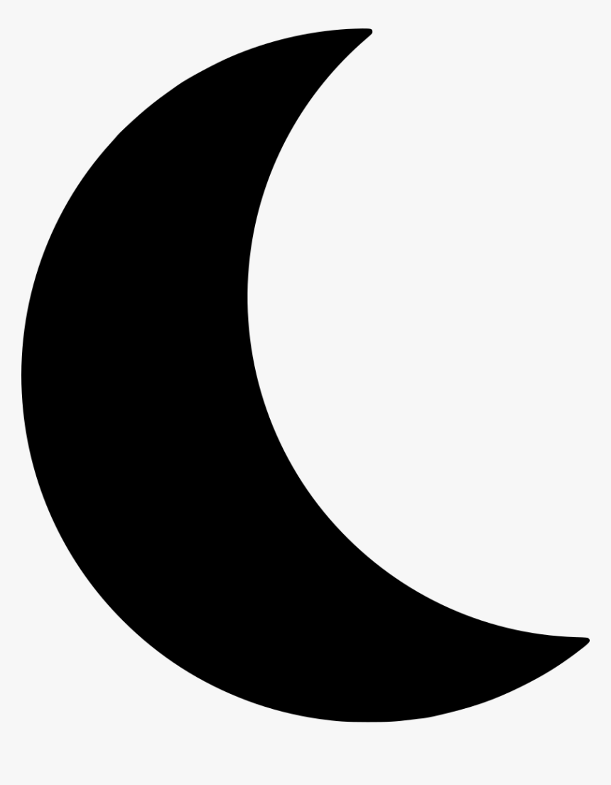 Silhouette Of The Moon, HD Png Download