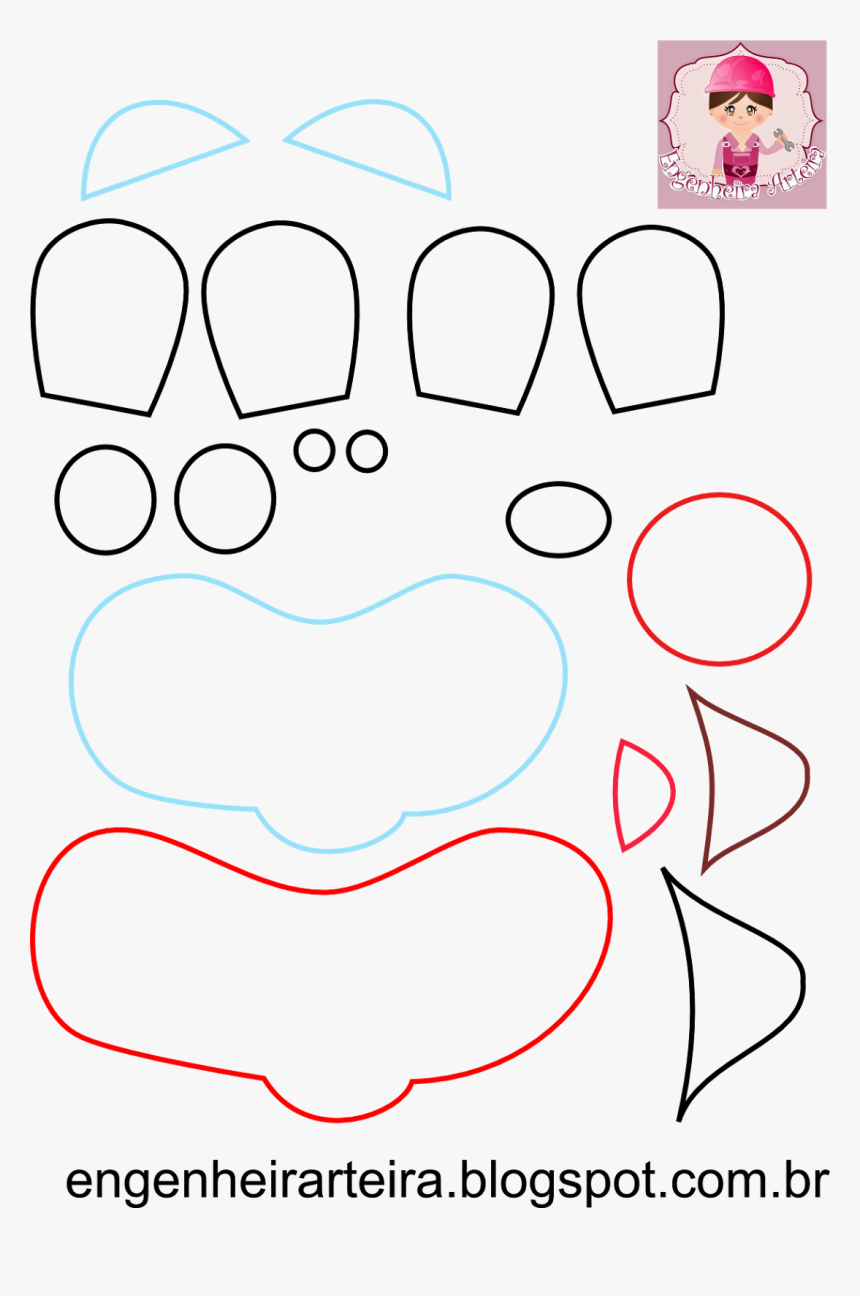 Molde Grátis Patati Patata Pano Feltro , Png Download - Unghie Decorate Con Smalto, Transparent Png