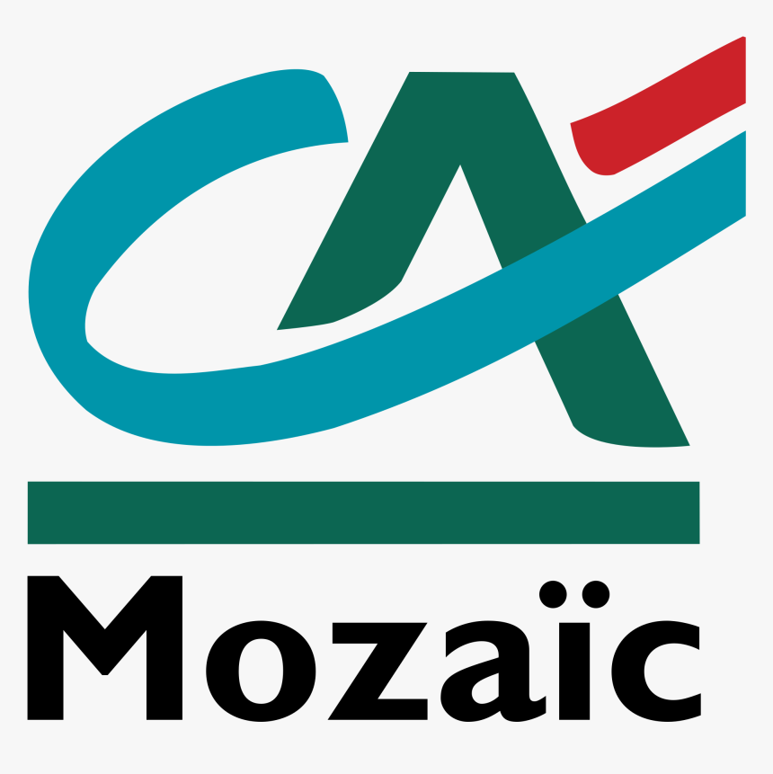 Credit Agricole Mozaic Logo Png Transparent - Credit Agricole, Png Download