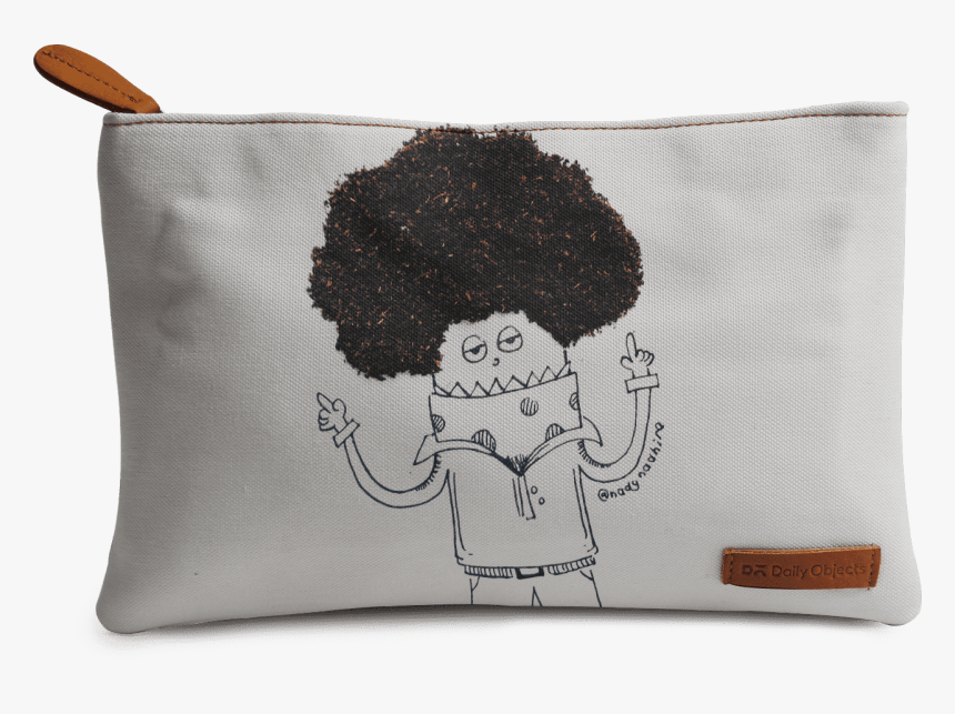 Dailyobjects Cool Guy Tea Hair Regular Stash Pouch - Stitch, HD Png Download