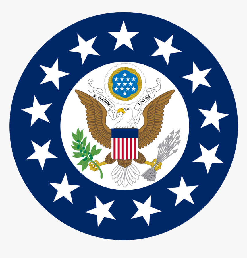 United States Diplomat Seal On Exfed Dog Training Website - Betsy Ross Flag Stars, HD Png Download