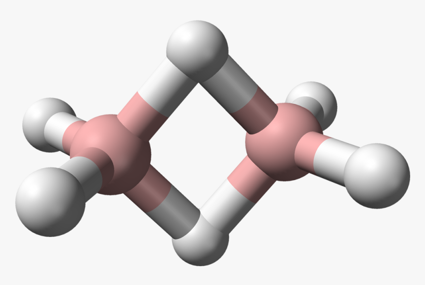 Diborane 3d Balls A - Covalent Hydride, HD Png Download