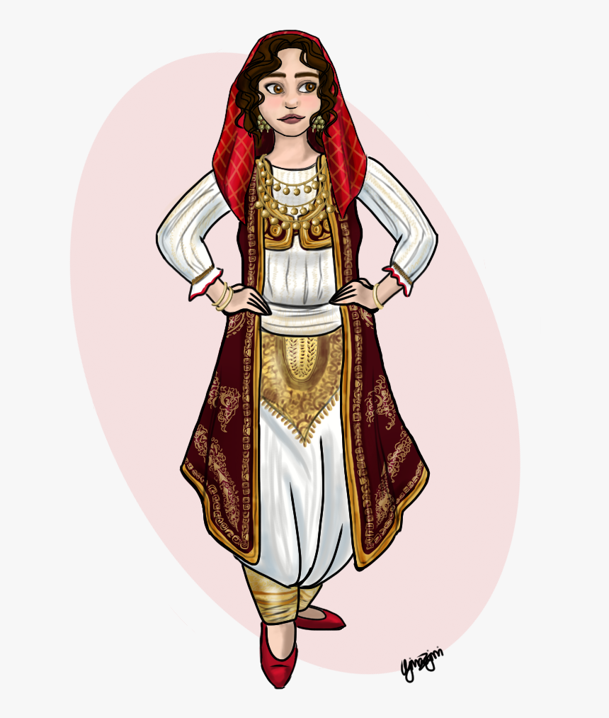 “ Traditional Albanian Clothing~i Always Loved - Traditional Costumes Of Albania Drawing, HD Png Download