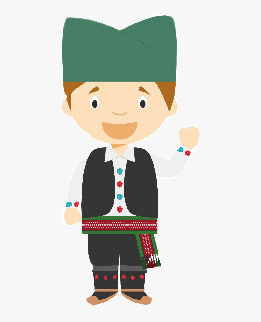 Transparent Boy Putting On Clothes Clipart - Serbian Kids Traditional Clothing, HD Png Download