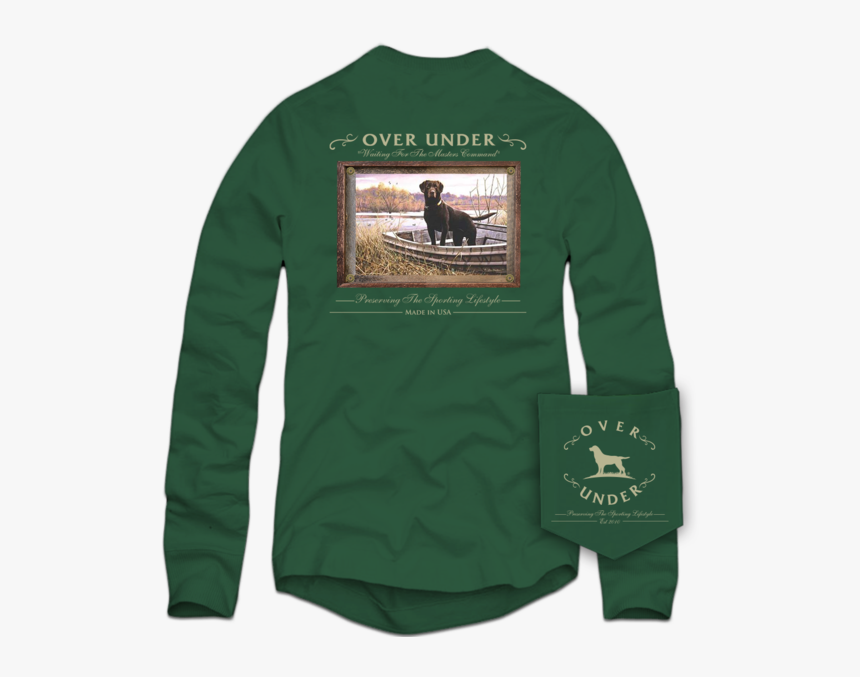 L/s Waiting For The Master S Command T-shirt - T-shirt, HD Png Download