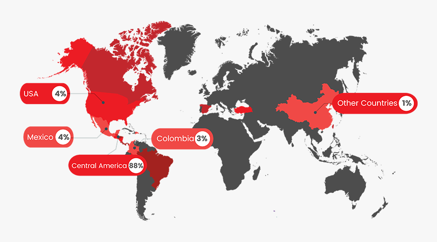 Presencia De Apparel En El Mundo - Coral Reefs Found In The World, HD Png Download