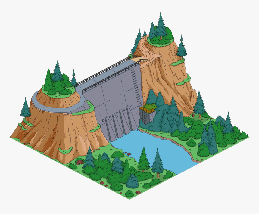 Simpsons Dam, HD Png Download