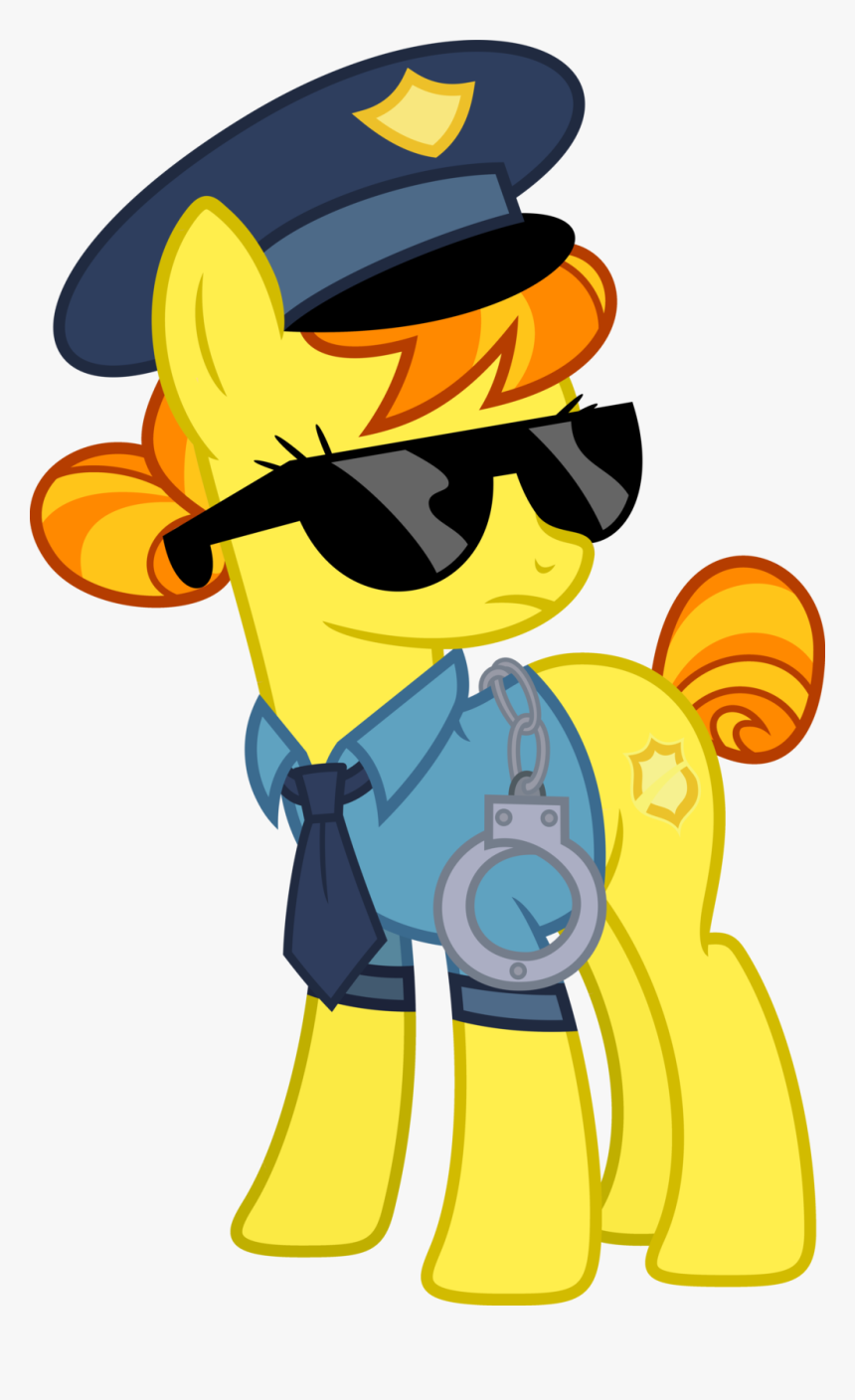 Blah23z, Copper Top, Cuffs, Hat, Necktie, Police, Police - Police Pony, HD Png Download