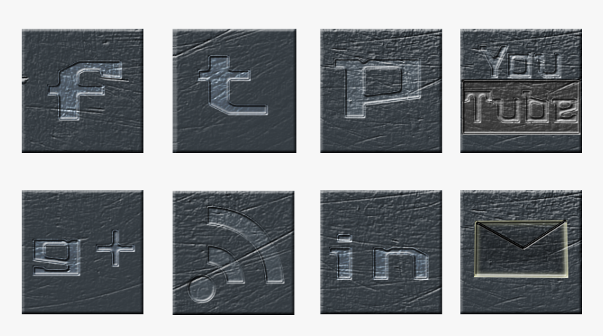 Free Social Media Icon Set Industry Style - Architecture, HD Png Download