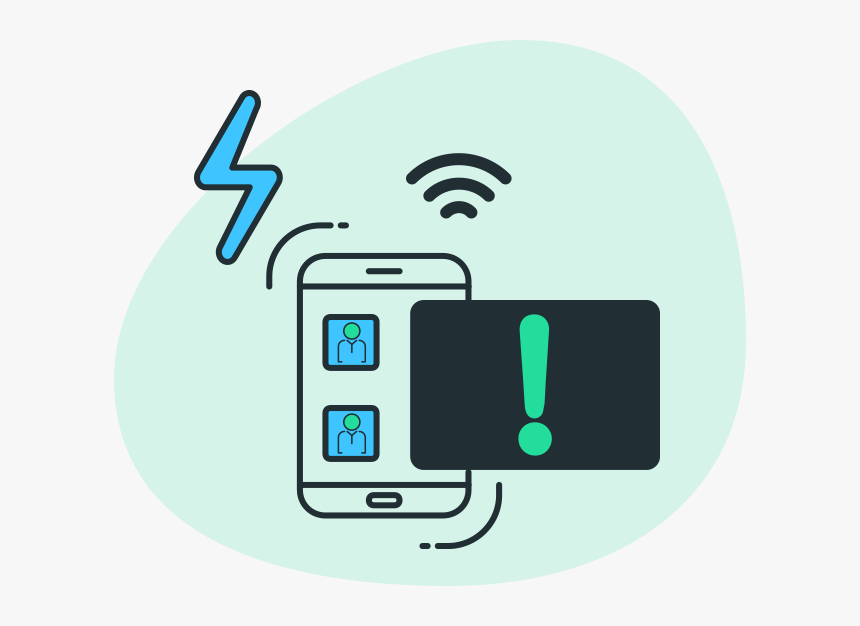 Lightning Alert Icon - Mobile Games Clipart Black And White, HD Png Download