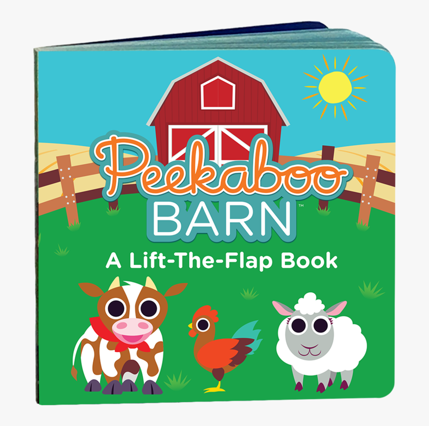 Pbb Board Book Cover Scaled - Peekaboo Barn Book, HD Png Download