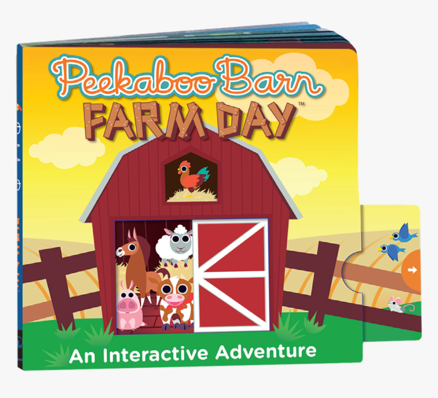 Pbfd Board Book Cover Scaled - Peekaboo Barn Book, HD Png Download