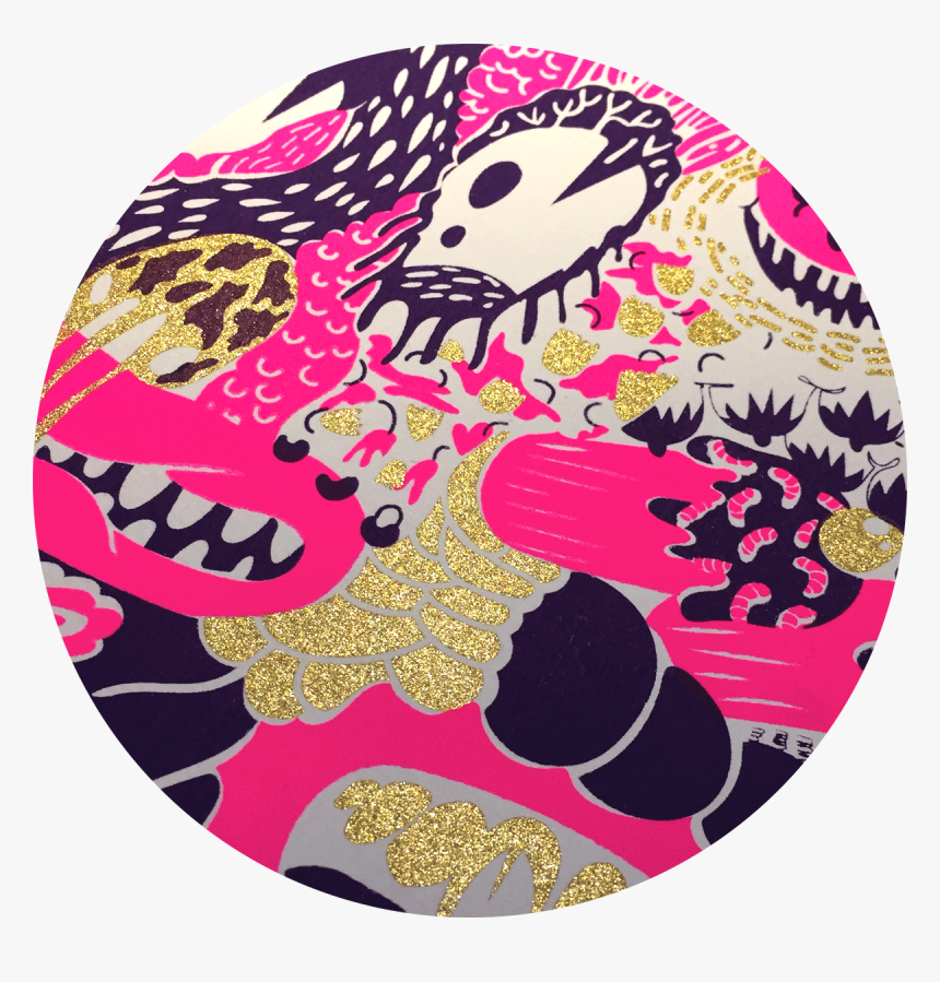 Glitter - Skull, HD Png Download