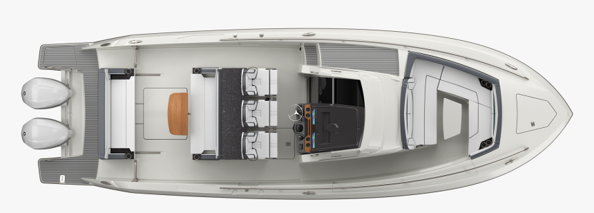 34 Ls Exterior Plan View Without Hardtop - Tiara 34 Ls, HD Png Download