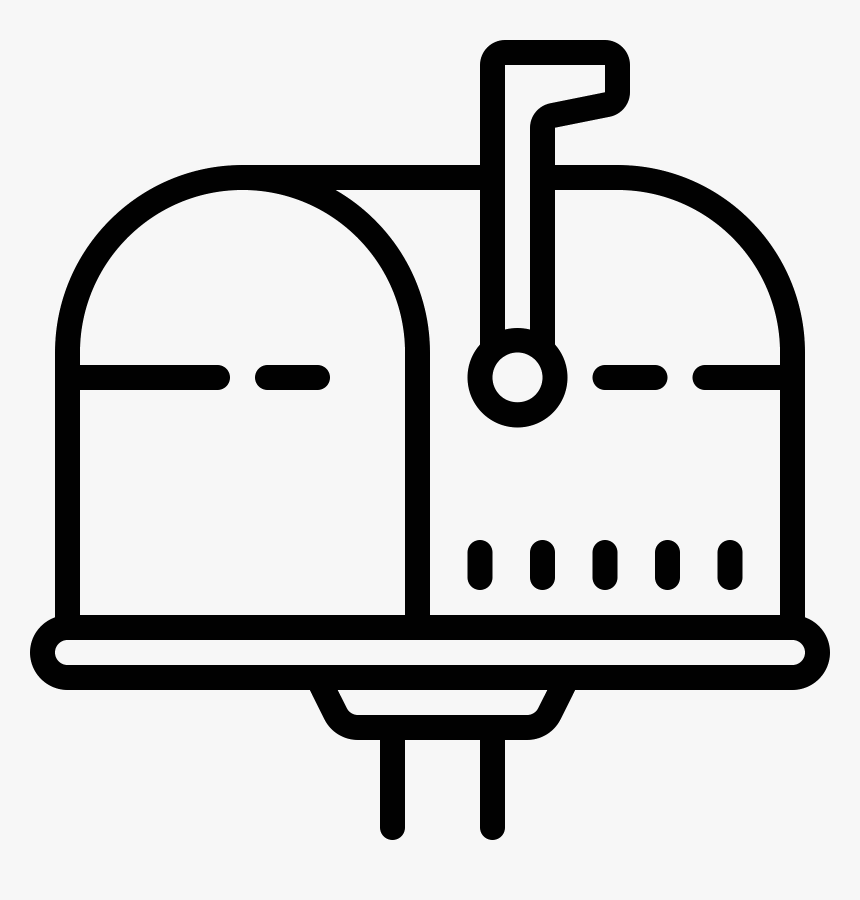 Mailbox Opened Flag Up Icon Clipart , Png Download - Icon For Mailing Address, Transparent Png