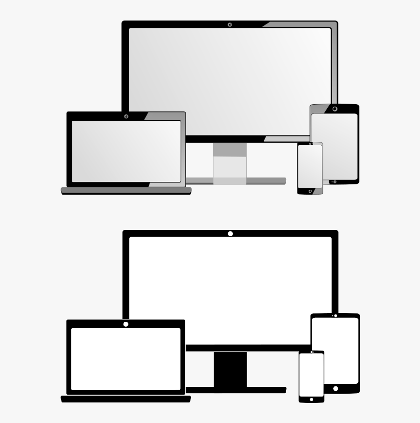 Mockup Devices - Device Mockup Png Transparent, Png Download