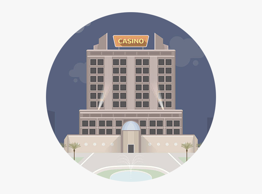 Casino House Edge Icon - Casino Building Flat Design, HD Png Download