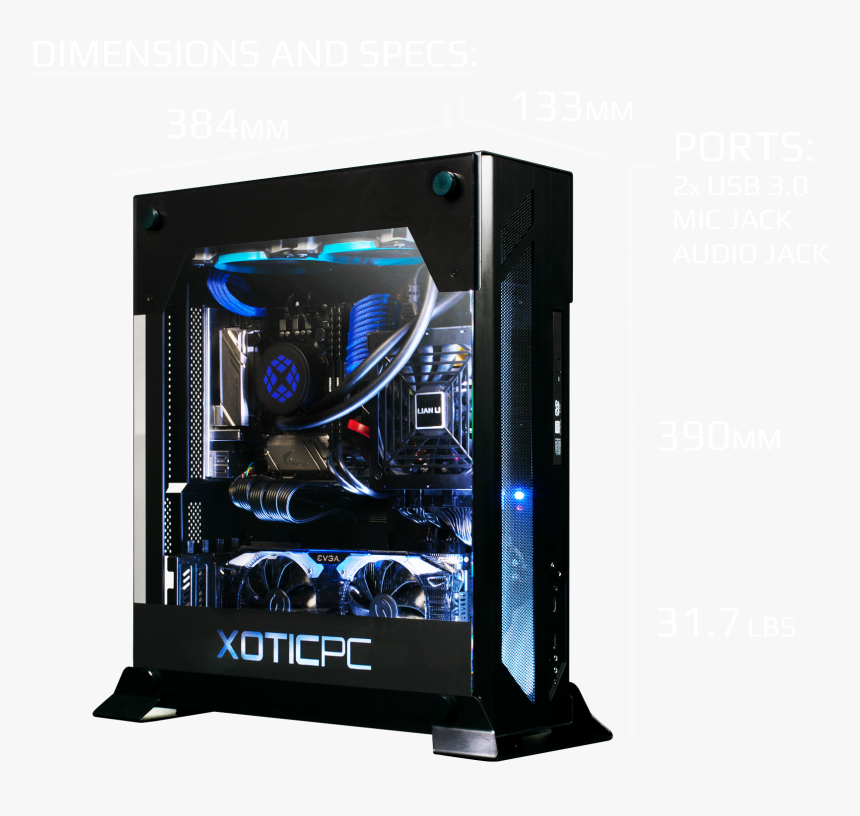 Gs1 Fury Ryzen 
 Class - Compact Gaming Pc, HD Png Download