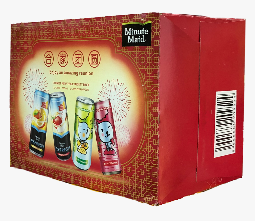 Minute Maid Cny Variety Pack 12x300ml 
 Title Minute - Promo On Pack Beverages, HD Png Download