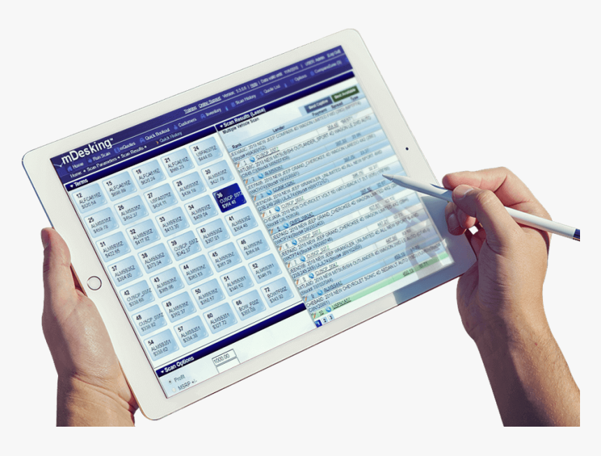 Tablet Showing Off App - Tablet Computer, HD Png Download