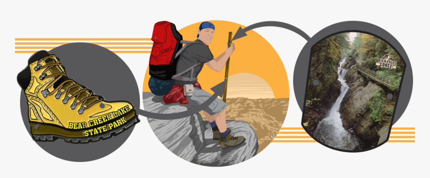 Medallions Banner - Mountain Unicycling, HD Png Download